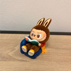 PopMart Labubu Reading Toy Figure